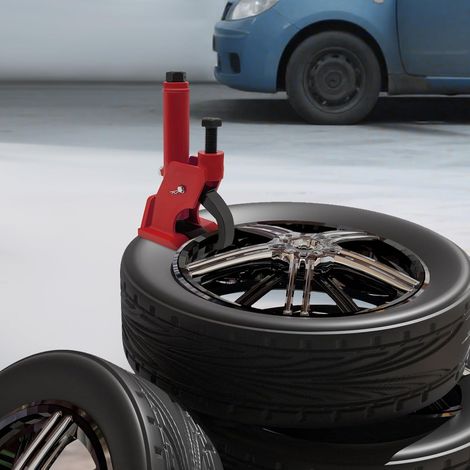 Manuelle Reifenmontiergerät, Reifenmontiermaschine Manueller Reifenwulstlöser Reifenmontierwerkzeug für Familienautos, SUVs, Lastwagen, Traktoren, Geeignete Reifengröße 38-42 in (1/5)