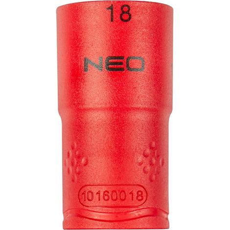 Vaso hexagonal de 1/2" (18 mm) y 1000 V