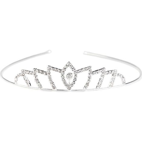 Tiara M01 - tiara de cabello plateado Tiara M01 tiara de cabello plateado (1/3)