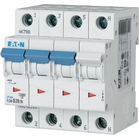 Interruttore Eaton PLSM B10 3N Bianco 2 Chilogrammi