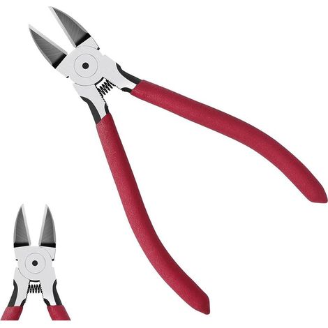 Pince coupante diagonale de 17,8 cm, outils à main pour couper les câbles en caoutchouc mini (1/5)