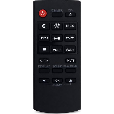Télécommande pour système audio Panasonic, compatible avec N2QAYB000984 (1/5)