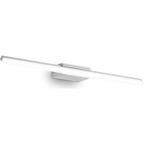 Ideal Lux Riflesso - LED großes Badezimmer über Spiegellampe Chrom (1/2)