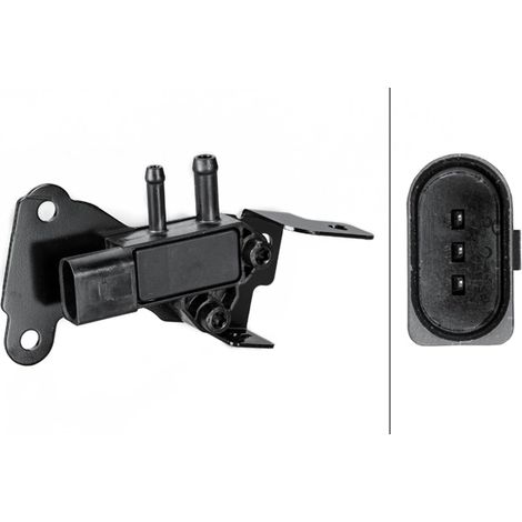 Capteur, pression des gaz échappement Hella 6PP 009 409-331 CHEVROLET 137421