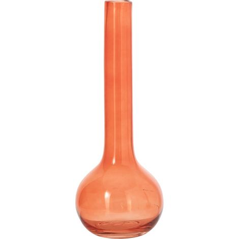 Vase Soliflore en Verre "Kyoto" 46cm Orange (1/4)