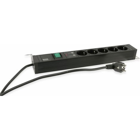 Bachmann CONNECT LINE 5xCEE7/3 1xSchalter 1xÜSS Strom 2,0m 420.0022 (1/3)