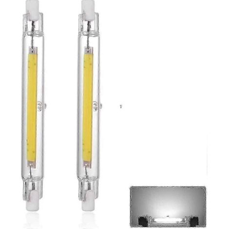Ampoule LED 40 W R7S 118 mm, 3000 lm, 6000 K, dimmable, remplacement halogène, design linéaire 360°. (1/5)