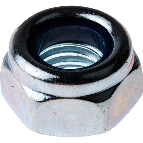 Ecrou frein RS PRO M8, en Acier Insert nylon ( Prix pour Sachet de 100 ) (1/3)