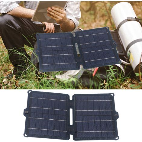 8-W-Falt-Solarladepanel, zwei USB-Anschlüsse (5 V, 0–2 A) (1/5)