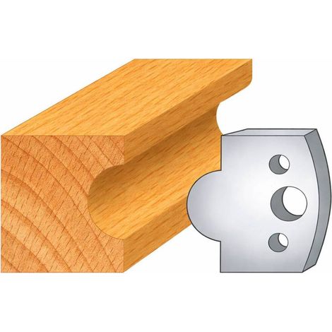 Jeu de 2 Fers Profilés Acier HT 40 x 4 mm - N°014 Gueule de loup - Outil de menuiserie - Diamwood