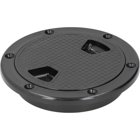 4-Zoll-Rund-Bullauge aus ABS für Bootsdecks, UV-beständig, schwarz, Marinezubehör, Inspektionsluke (1/5)