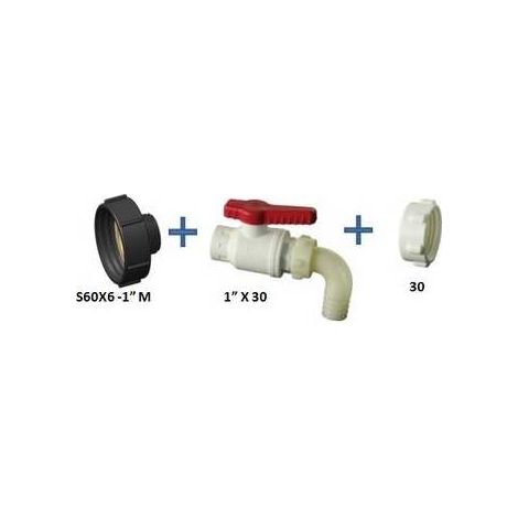SET DI COLLEGAMENTO A CONTENITORI IBC Misura: S60X6X1"X30