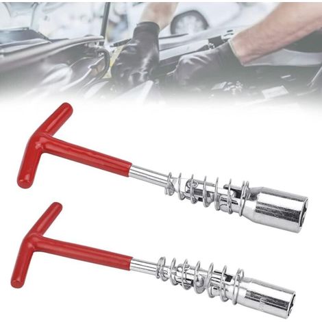 2 Pcs Clé À Bougie 16mm &21mm Clé À Bougie Moto Cle Bougie Allumage Clé À Bougie Voiture Clé À Bougie Tondeuse Demonte Bougie Clef À Bougie Douille Bougie Allumage Pour Bougie Allumage Moteur (1/5)