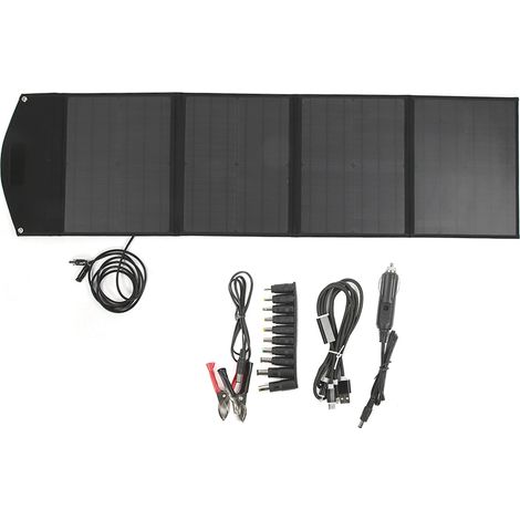 Sac Solaire Pliable 100W 18V Panneau Monocristallin Flexible USB pour Charge Portable Ordinateur GPS (1/5)