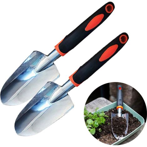 Palas de jardinería, palas de mano, palas de mano resistentes y duraderas con mangos ergonómicos, palas pequeñas de jardín para cavar.