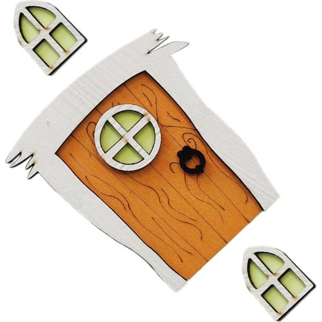 Miniatur Feentür mit Feinem Design und Lichtfunktion für