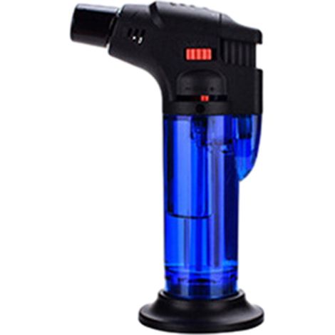 Torch à Butane - Flamme Jet Réglable - Base Stable pour Usage Libre - Résistant au Vent - Pour Cuisson Crème Brûlée Grillade Allumage Bougies Cheminée - 1 Pièce (1/5)