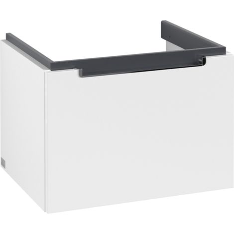 Villeroy & Boch Subway 2.0 meuble sous lavabo, 1 tiroir, lavabo (1/2)