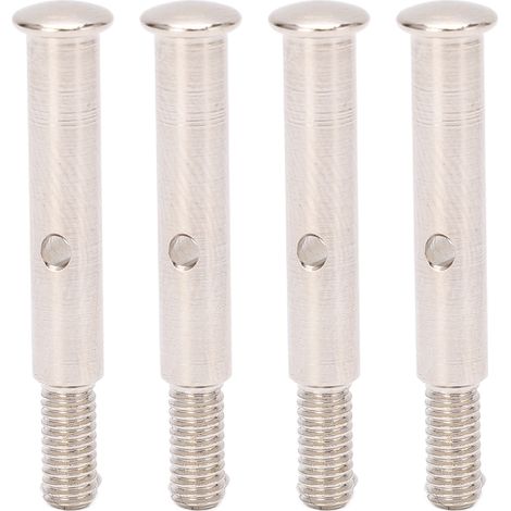 Essieu Avant En Acier - Axe De 35mm Pour Voiture Rc 2wd - Compatible Traxxas Slash Et Bigfoot - Lot De 2 Pièces (1/5)