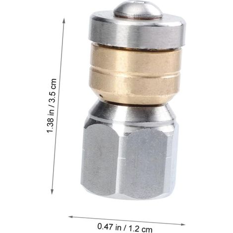 Accessoires pour pommeau de douche haute pression, nettoyeur haute pression, nettoyeur haute pression, escabeau, buse de tuyau en acier inoxydable motorisée (1/5)