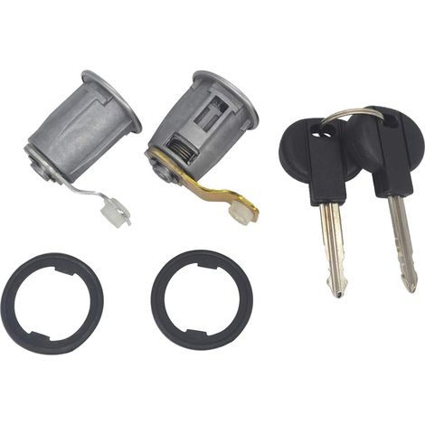 Cerraduras de puerta aplicables con cilindro para Peugeot Partner Xsara Citroen Berlingo 252522 9170.G3 9170.CW con llaves (1/5)
