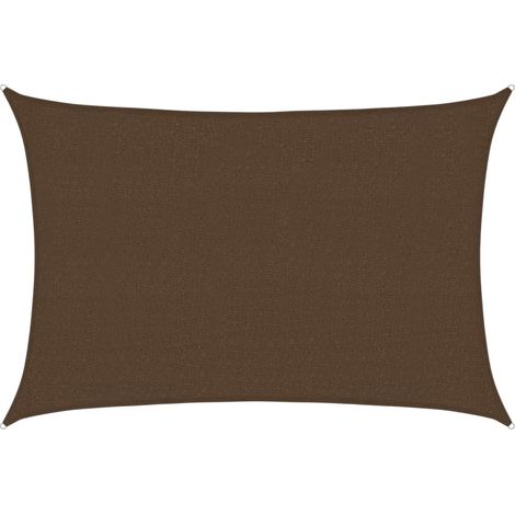 Maison Exclusive - Sonnensegel 160 g/m² Braun 2,5x4 m HDPE