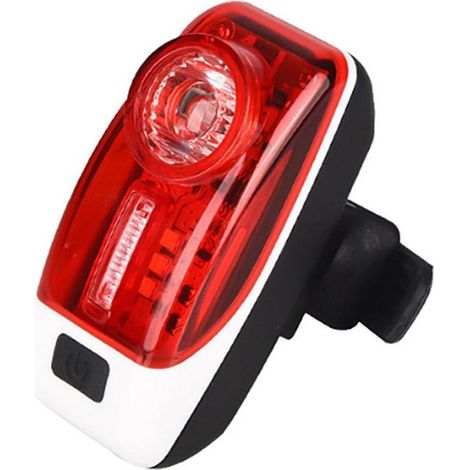 Feu arrière rechargeable USB, feu de sécurité, feu de signalisation pour VTT, feu arrière étanche pour la conduite de nuit, feu arrière étanche (1/5)