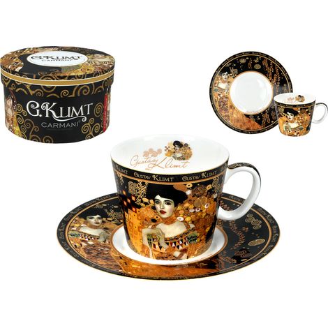 Carmani, tazzina da caffè espresso 90ml - Gustav Klimt/Adele Bloch-Bauer (1/5)