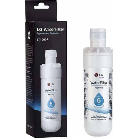 YMYNY LG LT1000P – 6 Monate/200 Gallonen Kapazität Kühlschrank-Wasserfilter-Ersatz (NSF42, NSF53 & NSF401) ADQ74793501, ADQ75795105 oder AGF80300704, Weiß (1/5)