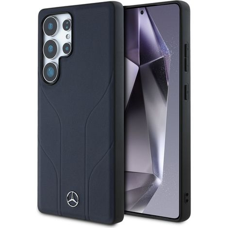Funda de cuero negra Mercedes MagSafe para Samsung Galaxy S25 Ultra (1/5)