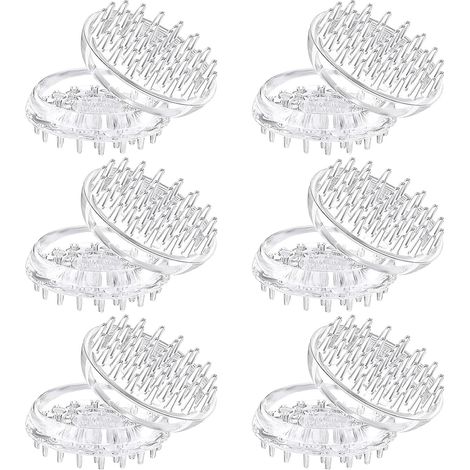 CCYKXALot de 16 patins de roulettes à pointes transparentes pour meubles, patins de protection de tapis antidérapants pour canapés, tables,50 mm de diamètre (1/5)
