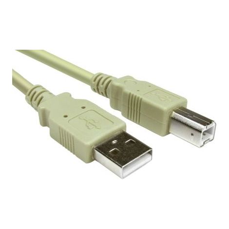 Câble USB RS PRO, USB B vers USB A, 1m, Gris ( Prix pour Paquet de 10 )