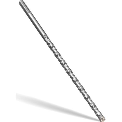 Foret SDS Plus 12mm x 250mm,avec 4 taillants en carbure et double vis, pour béton, pierre naturelle (1/5)