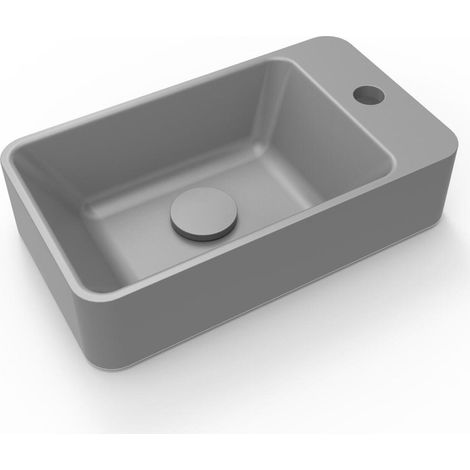 Lavabo rectangular gris SMART (1/3)