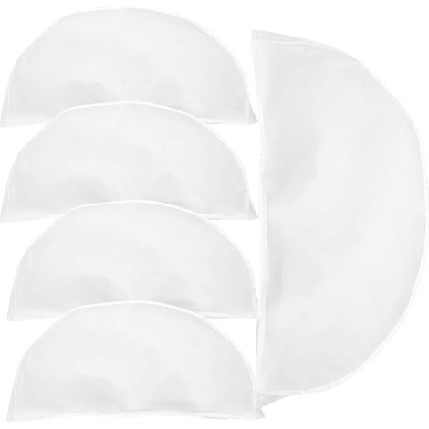 Accessoires pour vêtements, sac de rangement suspendu en PEVA blanc, lot 5, anti-poussière et (1/5)