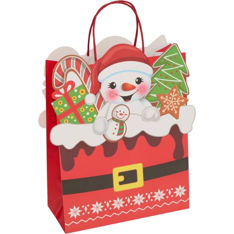 Sac cadeau de Noël personnages moyen modèle - Atmosphera créateur d'intérieur (1/5)