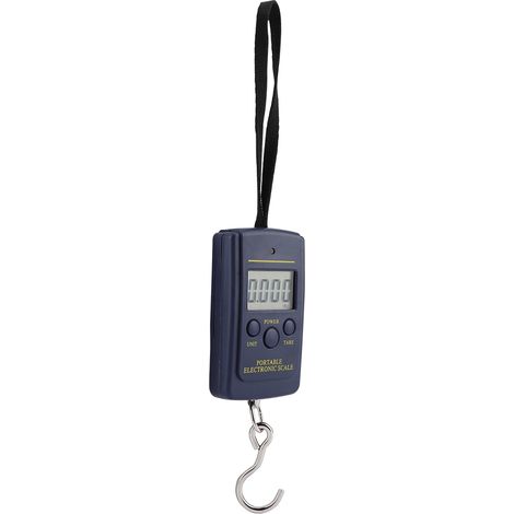 Elektronische Gepäckwaage (40 kg/10 g) – Digitale Hängewaage mit Haken (1/5)