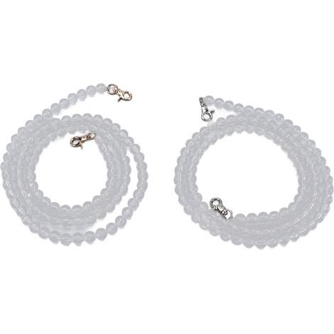 12 mm große, hochharte, transparente Acrylperlen für DIY-Vorhangdekoration und Hochzeitsaccessoires (1/5)