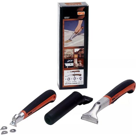 Bahco - Set di coltelli da pittore ERGO™ con manico in bimateriale - SCRAPER-SET2 (1/4)
