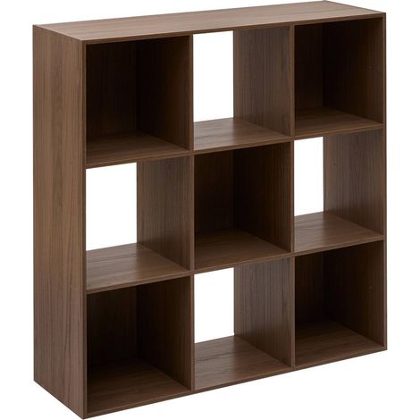 Étagère mix'n modul 9 cases carré marron - 5five (1/3)