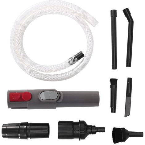 9Pcs Mini Micro Aspirateurs Adaptateur Outil Kit De Nettoyage De Véhicule De Voiture (1/5)