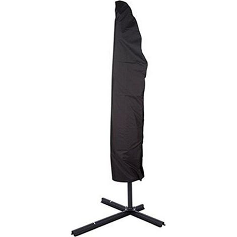 Housse de parasol imperméable pour jardin, protection UV, coupe-vent et anti-neige, dimensions : 265 x 70 x 40 cm (1/4)