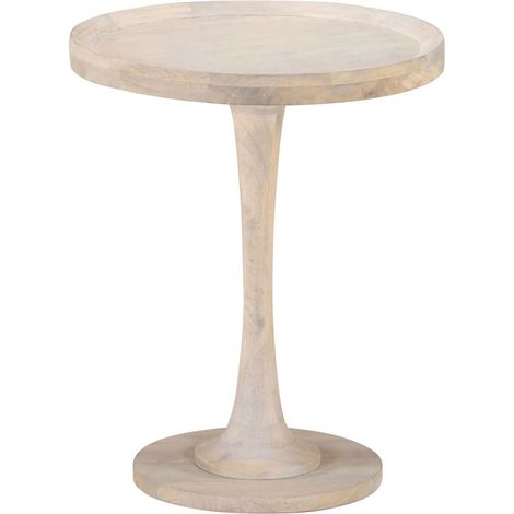 Maison Exclusive - Tavolino di Servizio Ø60x75 cm in Legno Massello di Mango (1/5)