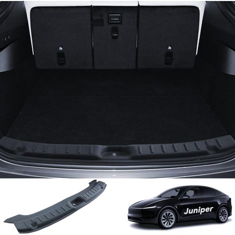 Protection seuil coffre TPE anti-rayures pour Tesla Model Y 2025-2026 Noir (1/5)