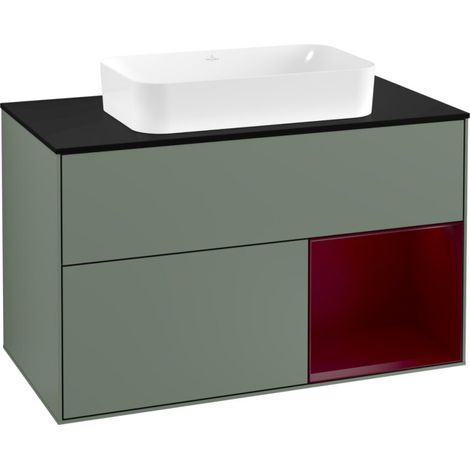 Villeroy & Boch F252HBGM Meuble sous-lavabo Finion F25