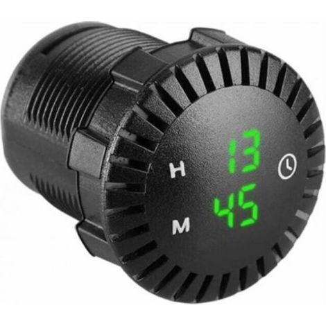 Horloge LED tactile 12V/24V étanche pour voiture, moto, bateau – Ø 2,01" (1/5)