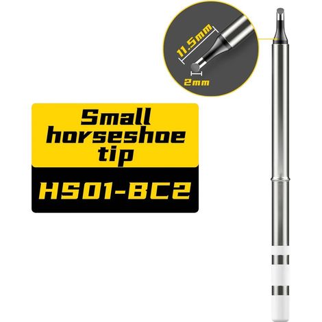 FNIRSI HS-01 Soldering Iron Tips FNIRSI Replacement Bevel Soldering Tip HS01-BC2 (1/3)