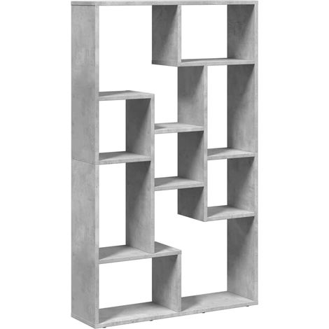 Maison Exclusive - Bibliothèque gris béton 72x20x120,5 cm bois d'ingénierie