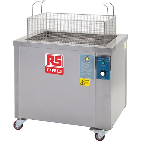 Cuve de nettoyage ultrasons RS PRO, 90L, 1440W, 3000W, avec couvercle ( Prix pour 1 ) (1/5)