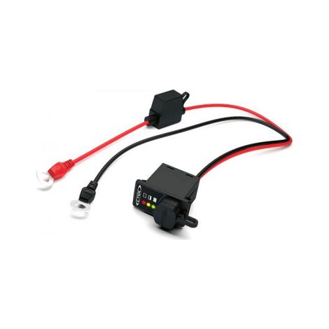 Accessoire chargeur CTEK - Câble oeillet M8 avec indicateur de charge (56-531) (1/3)